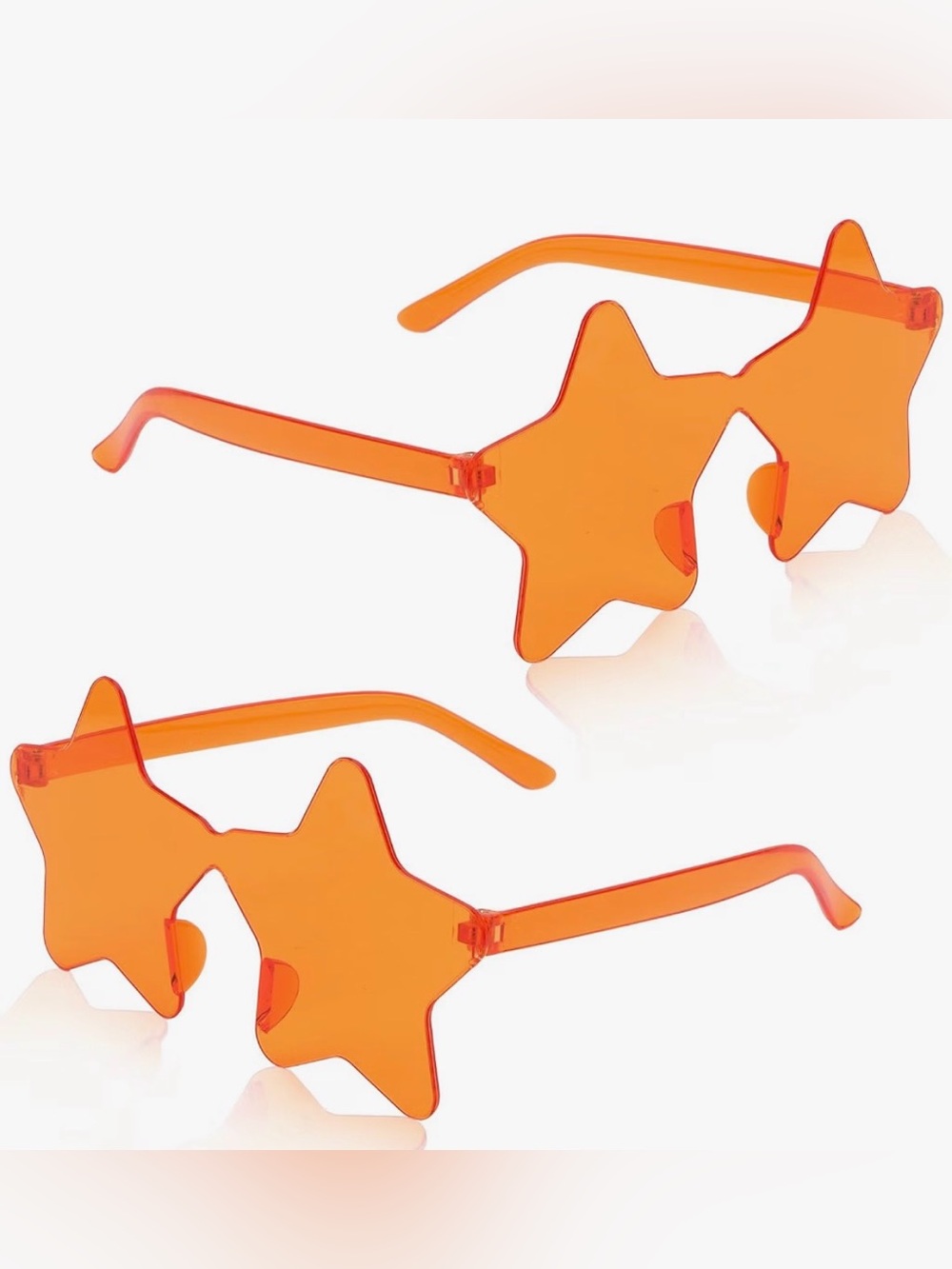 Star-Shaped Sunglasses - Orange
